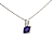 Pingente de Ametista e Ouro Branco 18k (P13934) - Imagem 3