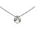 Pingente de Topázio Branco e Ouro Branco 18K (P13972) | ArtOuro - Imagem 1