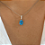 Pingente de Topázio Azul e Ouro Branco 18K (P13965) - Imagem 4