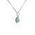 Pingente de Topázio Azul e Ouro Branco 18K (P13965) - Imagem 3