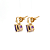 Brinco de Ametista e Ouro Amarelo 18K (B14086) - Imagem 3