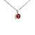Pingente de Granada e Ouro Branco 18K (PLTGR08W) - Imagem 3
