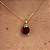 Pingente de Granada e Ouro Amarelo 18K (PLTGR08Y) - Imagem 4