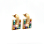 Brinco de Mix e Ouro Amarelo 18K  (B14078) - Imagem 2
