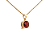 Pingente de Granada e Ouro Amarelo 18K (P14379) - Imagem 3