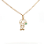 Pingente de Esmeralda e Ouro Amarelo 18k (P14557) - Imagem 1