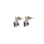 Brinco de Ametista e Ouro Branco 18K (B13935) - Imagem 3