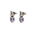 Brinco de Ametista e Ouro Branco 18K (B13970) - Imagem 3