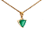 Pingente de Esmeralda em Ouro Amarelo 18k (P6197) - Imagem 3