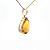 Pingente de Citrino e Topazio Branco em Ouro amarelo 18k (P12119) - Imagem 3