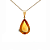 Pingente de Citrino e Topazio Branco em Ouro amarelo 18k (P12119) - Imagem 1