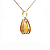 Pingente de Citrino e Topazio Branco em Ouro amarelo 18k (P12119) - Imagem 2