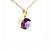 Pingente de Ametista e Topázio Branco em ouro amarelo 18K(P13723) - Imagem 3
