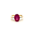 Anel de Rubelita em ouro amarelo 18K (A14340) - Imagem 1