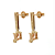 Brinco de Topázio Imperial e Ouro Amarelo 18k (B14414) - Imagem 3