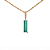Pingente de Turmalina e Ouro Amarelo 18K (P14431) - Imagem 1