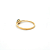 Anel de Água Marinha e Ouro Amarelo 18K (A14335) - Imagem 3