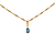 Pingente de Água Marinha e Ouro Amarelo 18K (P14788) - Imagem 1