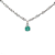 Pingente de Esmeralda e Ouro Branco 18k (P14840) - Imagem 1