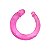 DILDO REALÍSTICO ROSA DUPLO II 42 CM JELLY - BAILE - Imagem 2