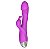 VIBRADOR RECARREGÁVEL GLANDE COM ESTIMULADOR ROXO FREE ROMEO - Imagem 1