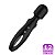 VIBRADOR VARINHA MÁGICA PRETA - XUANAI - Imagem 1