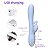 VIBRADOR CUTE RABBIT AZUL COM ESTIMULADOR DE CLITÓRIS - Imagem 4