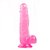 PRÓTESE COM VENTOSA EM SILICONE JELLY 20 CM - Imagem 4