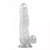 PRÓTESE COM VENTOSA EM SILICONE JELLY 20 CM - Imagem 2