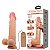 PÊNIS REALÍSTICO 24 CM COM VENTOSA E VIBRAÇÃO - SLIDING SKIN - Imagem 1