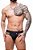 CUECA SUPLEX PRETO COM ARRASTAO ABERTO ATRAS SD126A - Imagem 1