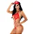 MINI FANTASIA BODY BOMBEIRA PIMENTA SEXY - Imagem 3