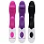 VIBRADOR COM ESTIMULADOR CLITORIANO DAPHINS - À PILHA VP-011 - Imagem 2