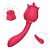 VIBRADOR ROSA COM ESTIMULADOR LÍNGUA S361-2 - LIBB - Imagem 2