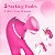 VIBRADOR COM SUGADOR DE CLITÓRIS - PINK - Imagem 7