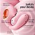 VIBRADOR FORMATO DE U COM SUGADOR DE CLITÓRIS E ALÇA - LB1003 - Imagem 4
