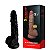 PRÓTESE BLACK COM VENTOSA 23,5 X 4 CM – SUCTION CUP - Imagem 1