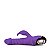 VIBRADOR RECARREGÁVEL VAI E VEM ROXO – VR-057 - Imagem 4