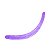 DILDO REALÍSTICO DUPLO ROXO 44CM JELLY - BAILE - Imagem 4