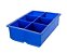 Forma Silicone 6 Gelo Cubo Grande 4,7cm Negroni Bpa-free Azul - Noesis - Imagem 1