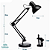 Luminária Articulada Base Mesa Pixar Suporte Garra Articulavel - Imagem 6