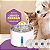 Kit Bebedouro Tipo Fonte Com Filtro Healthy Pet Animus INOX + 4 Filtros - Imagem 4