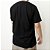 Camiseta Básica Masculina Preta Lisa 100% Algodão P/M/G/GG/XG/XGG - Imagem 7