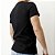 Camiseta Básica Masculina Preta Lisa 100% Algodão P/M/G/GG/XG/XGG - Imagem 3