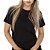 Camiseta Básica Masculina Preta Lisa 100% Algodão P/M/G/GG/XG/XGG - Imagem 6