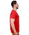 Camiseta Básica Masculina Vermelha Lisa 100% Algodão P/M/G/GG/XG - Imagem 3