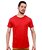 Camiseta Básica Masculina Vermelha Lisa 100% Algodão P/M/G/GG/XG - Imagem 1