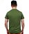 Kit 3 Camisetas Básicas Masculina Verde Lisa 100% Algodão P/M/G/GG/XG/XGG - Imagem 3