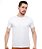 Kit 4 Camisetas Básica Masculina Branca Lisa 100% Algodão P/M/G/GG/XG/XGG - Imagem 2