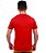 Kit 4 Camisetas Básicas Masculina Vermelha Lisa 100% Algodão P/M/G/GG/XG - Imagem 3
